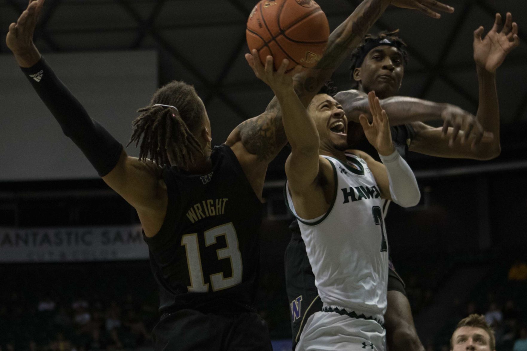 Justin Webster layup